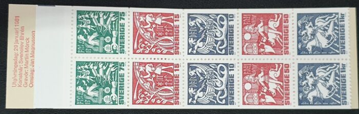Sweden 1981 "Mythology" 5,- 29.1.1981 Complete Booklet MNH - Image 2