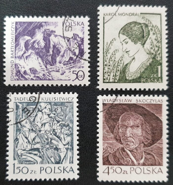 Poland 1979 "Modern Polish Graphics"  SG2595-2598 Set of 4 used stamps