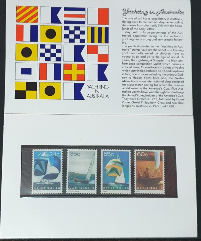 AUSTRALIA "YACHTING IN AUSTRALIA" Presentation Pack No.84 MNH - Image 2