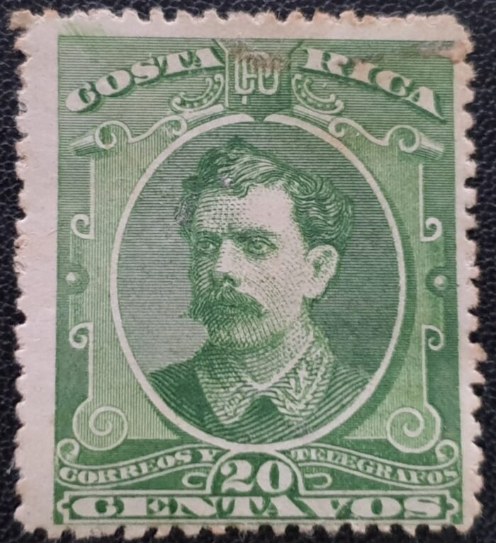 COSTA RICA 1889 “President Soto” 20c. Used Single Stamp