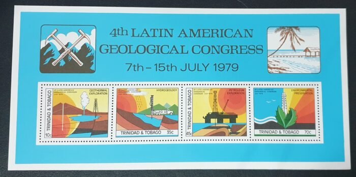 TRINIDAD & TOBAGO 1979 "4th Latin American Geological Congress 7th-15th July 1979" MS543 MNH