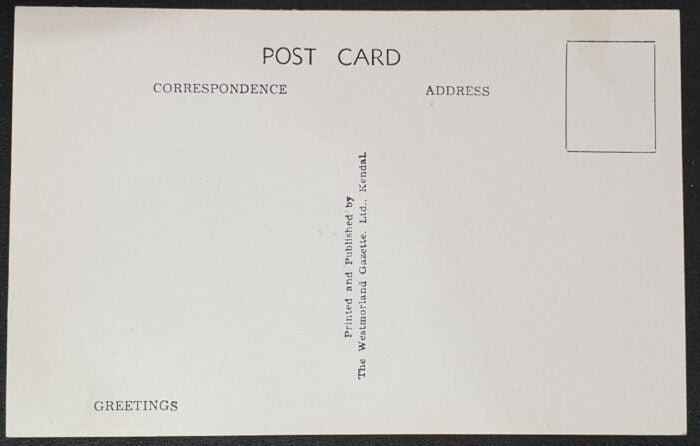 Great Britain Post Card "GRASMERE LAKE and PRINCE of WALES from Hunting Stile" Unused - Image 2
