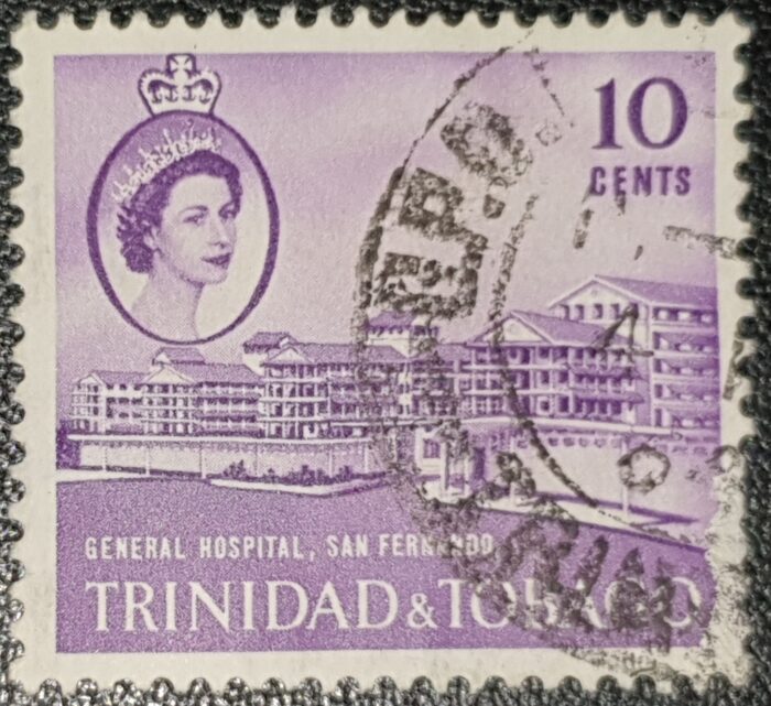 Trinidad and Tobago 1960 SG289 10c. deep lilac used single stamp