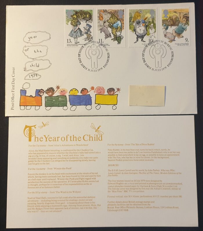 Great Britain 1979 First Day Cover “Year of the Child” 11.7.1979 Edinburgh