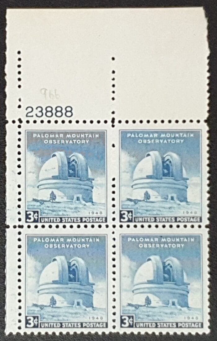 United States 1948 "Palomar Mountain Observatory" Block of 4 23888 MNH