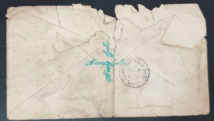 Transvaal South Africa 1895 Cover Johannesburg-London - Image 2