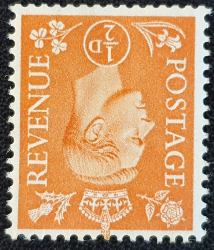 Great Britain King George VI ½d pale orange Wmk. Inverted SG 503wi Mounted Mint Single Stamp