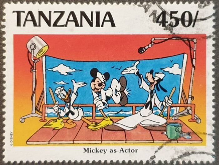 Tanzania 1991 "Mickey Mouse" SG903 450s. used single stamp