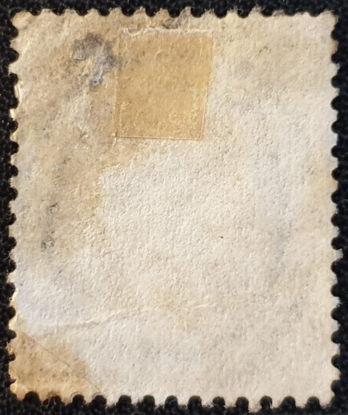 Great Britain Queen Victoria 1877 SG153 4d. sage-green Letters G-J Plate 15 used stamp - Image 2