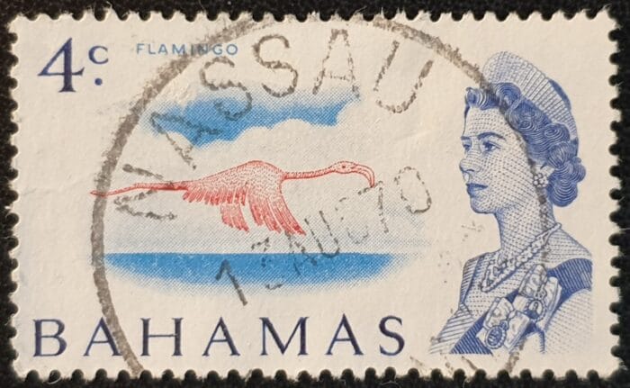 Bahamas 1970 SG298a. 4c. Whiter Paper Used Single Stamp