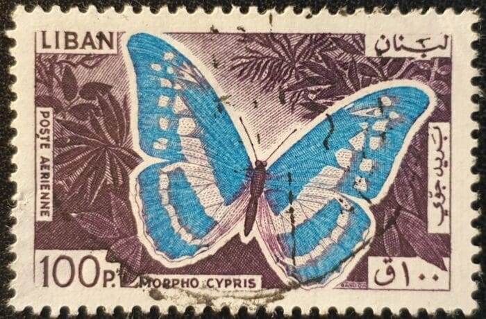 Lebanon 1965 SG879 100p. used single stamp