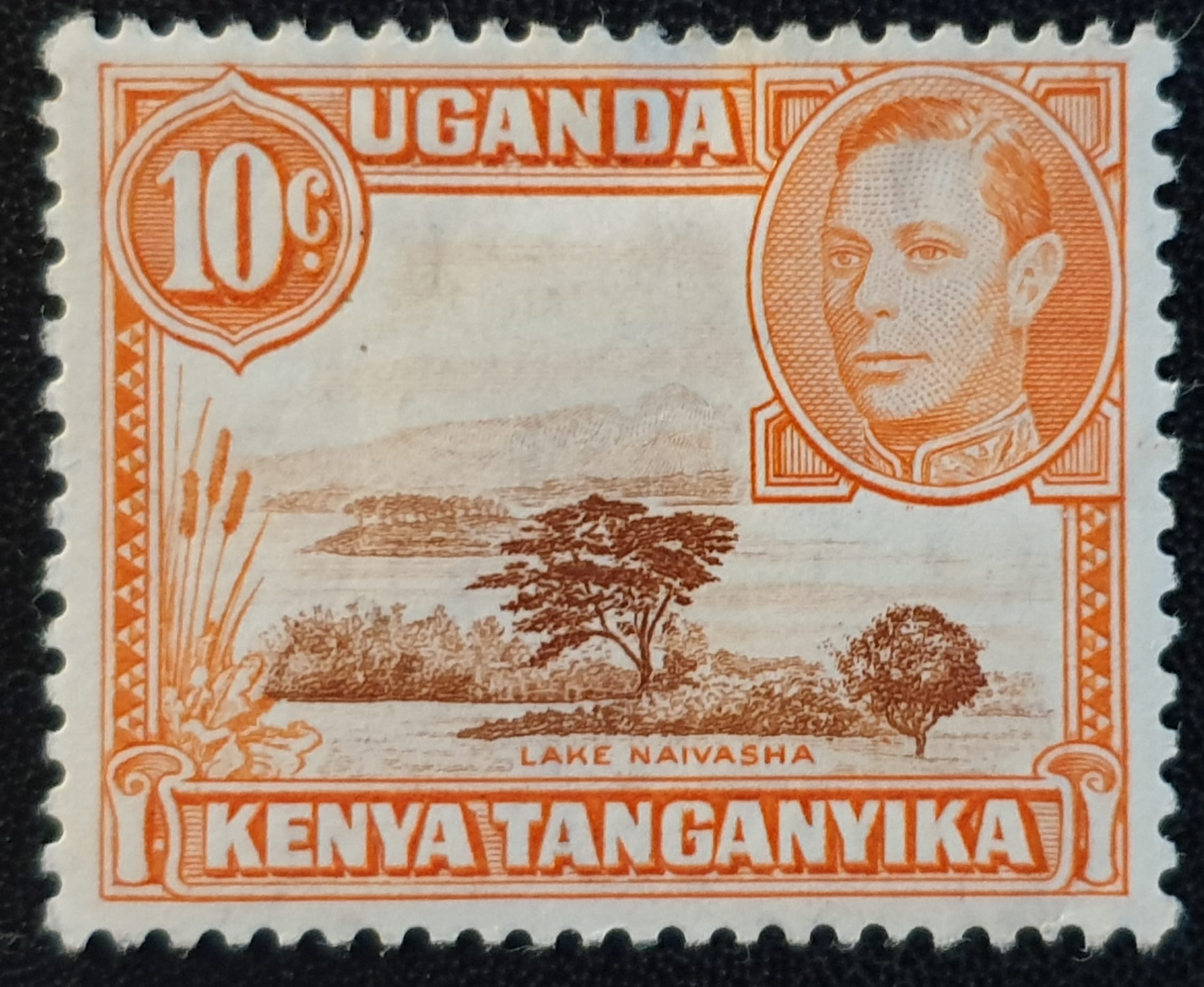 Kenya, Uganda and Tanganyika 1938 SG134 10c. Mounted Mint Single Stamp