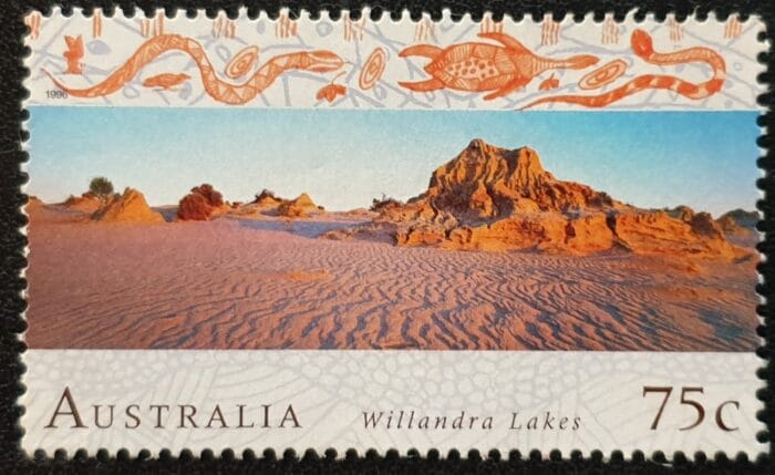 Australia 1996 "Willandra Lakes" SG1578 75c. unused single stamp