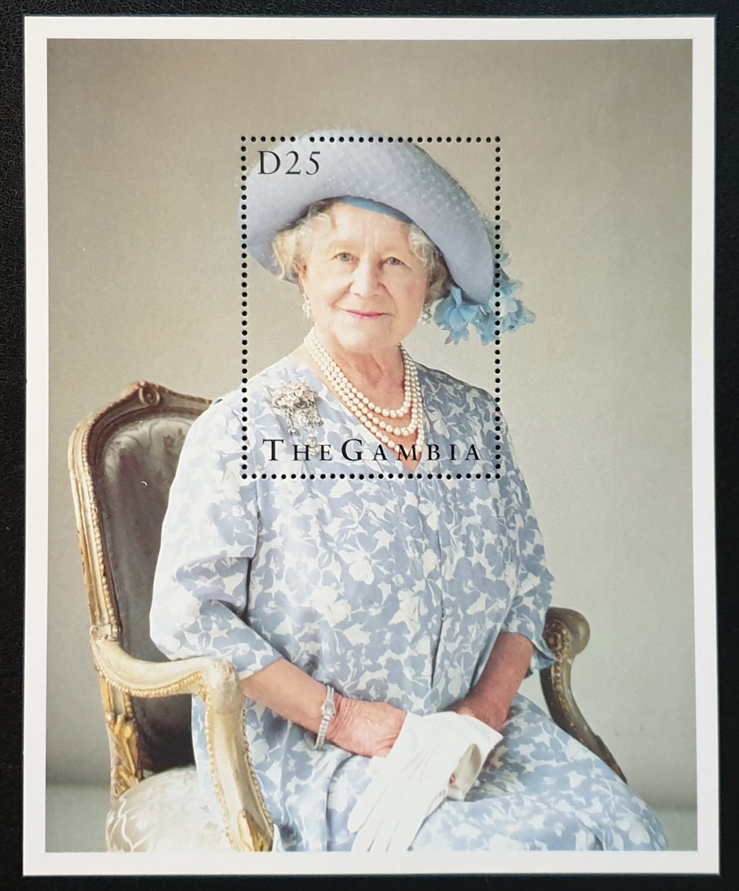 Gambia 1995 "Queen Mother's 95th Birthday" Mini Sheet MNH
