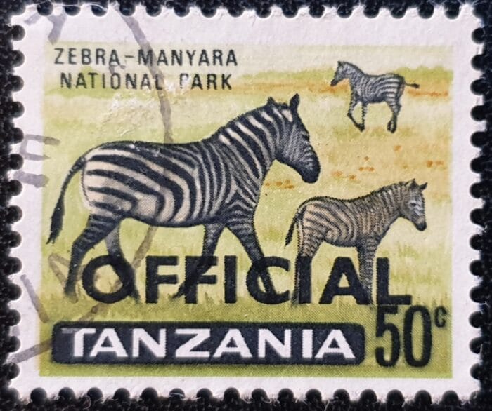 Tanzania 1965 "Official" SG O14 50c. used single stamp
