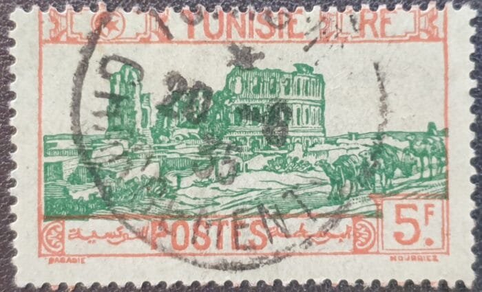 Tunisia (French) 1926 SG145 5f. used single stamp
