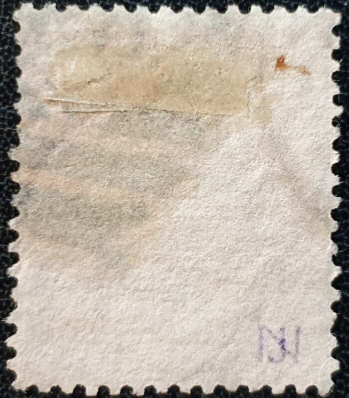 Great Britain Queen Victoria 1865 SG.94 4d. Vermilion ,Wmk. Large Garter Plate 12 Letters C-D used stamp - Image 2