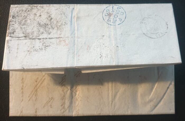 Great Britain Queen Victoria 1868 (16 JAN) 3d. rose Plate 4 Letter from London - Image 4