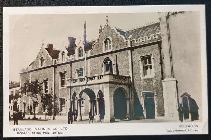 Gibraltar 1947 Post Card 'Government House' used