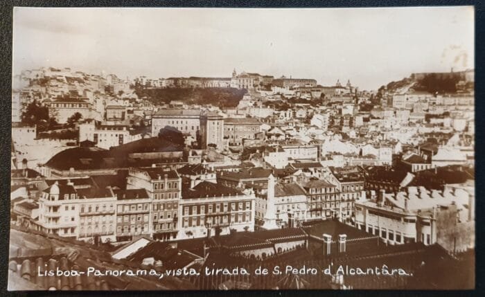 Portugal Lisboa-Panorama Post Card Used