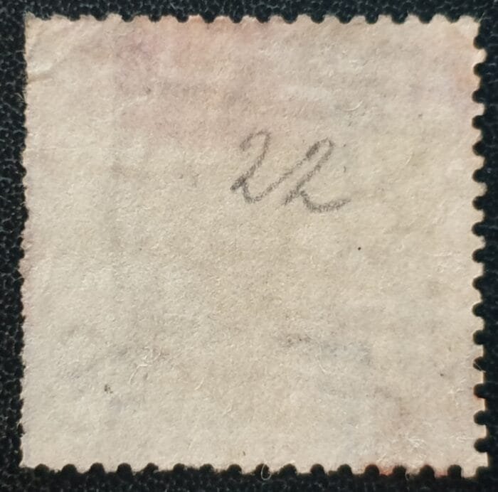 Great Britain Queen Victoria 1862 SG84 6d. lilac ,Letters C-H, Right Wing Margin used stamp - Image 2