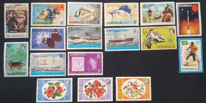 Dominica 1972-1974 Mixed Mounted Mint Stamps