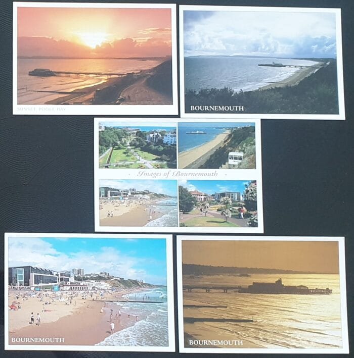 Great Britain Post Cards BOURNEMOUTH “Images of Dorset” MNH