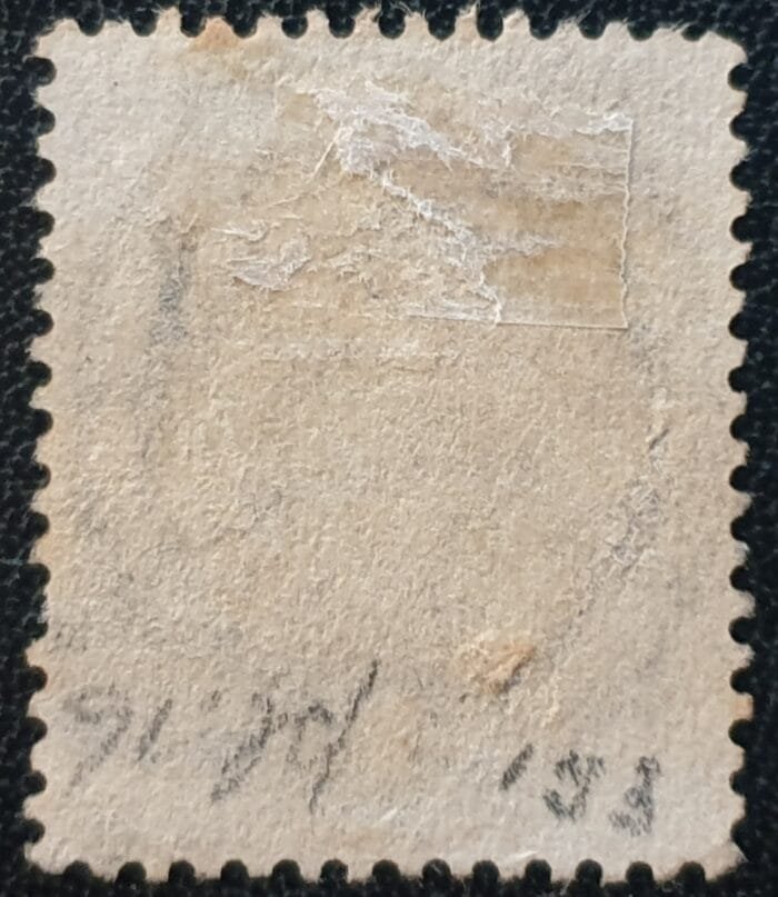 Great Britain Queen Victoria 1877 SG.153 4d. sage-green, Plate 16, Letters H-E used stamp - Image 2