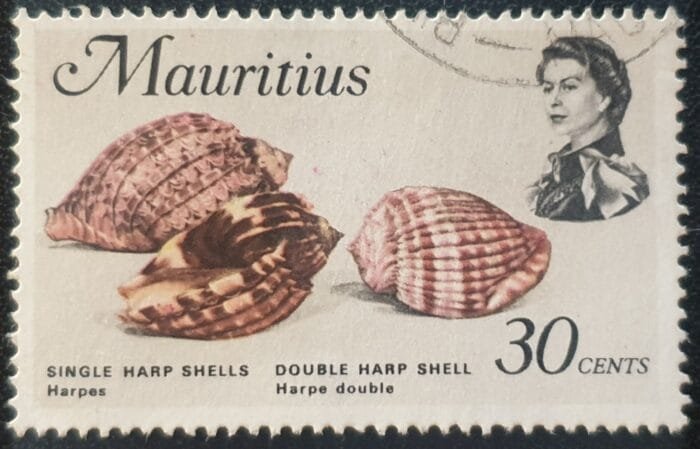 Mauritius 1969 SG390 30c. "Harp Shells" Used Single Stamp