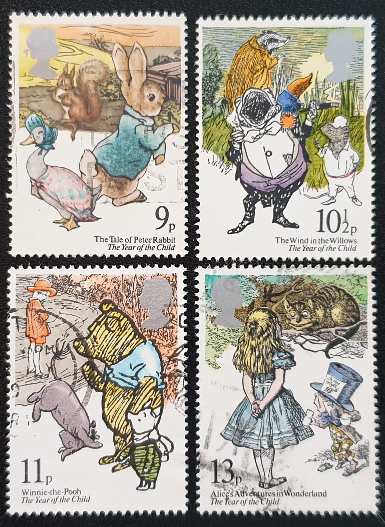 Great Britain Queen Elizabeth II 1979 "International of the Child" SG1091-1094 used stamps