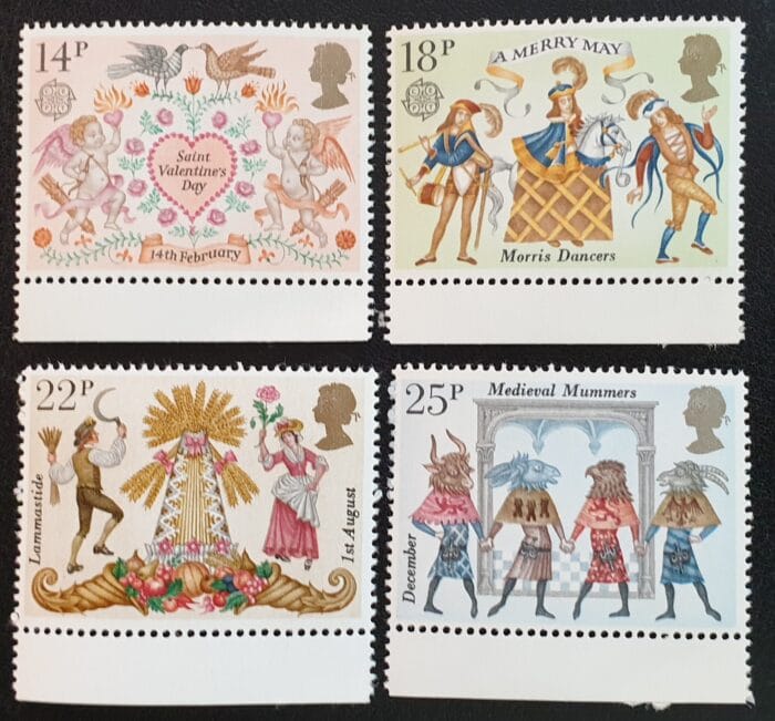Great Britain Queen Elizabeth II 1981 "Folklore" SG1143-1146 MNH