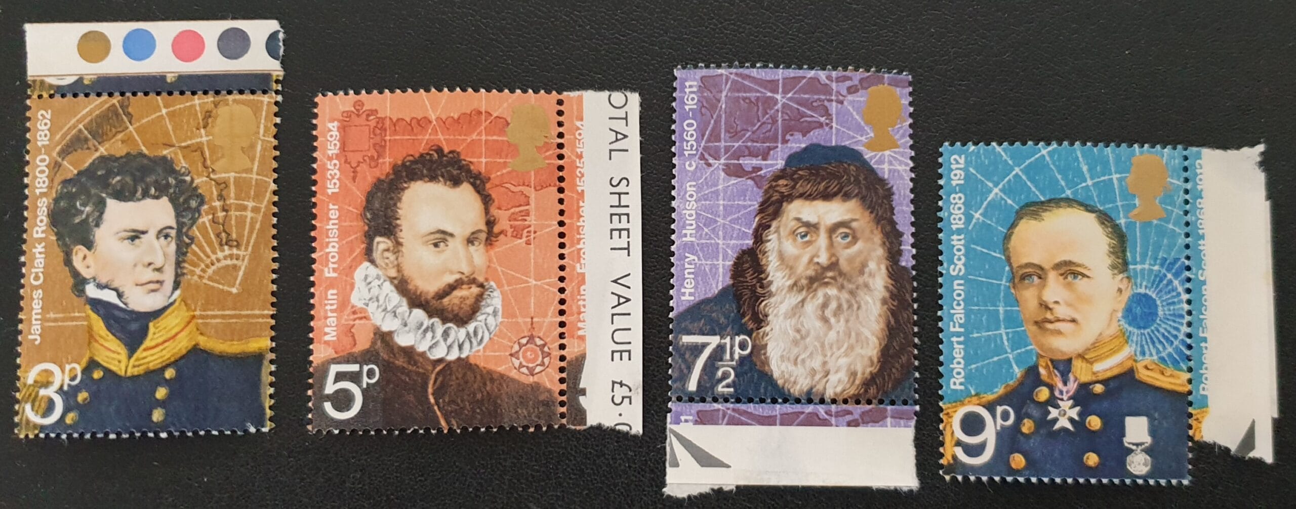 Great Britain Queen Elizabeth II 1972 "British Polar Explores" SG897-900 MNH