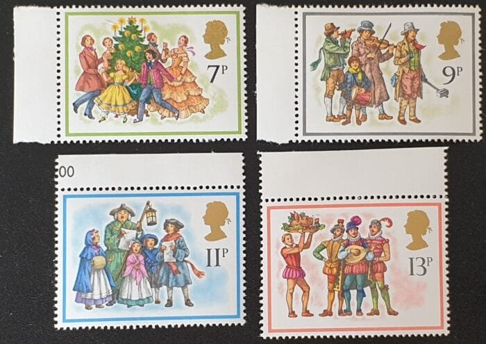 Great Britain Queen Elizabeth II 1978 "Christmas" SG1071-1074 MNH