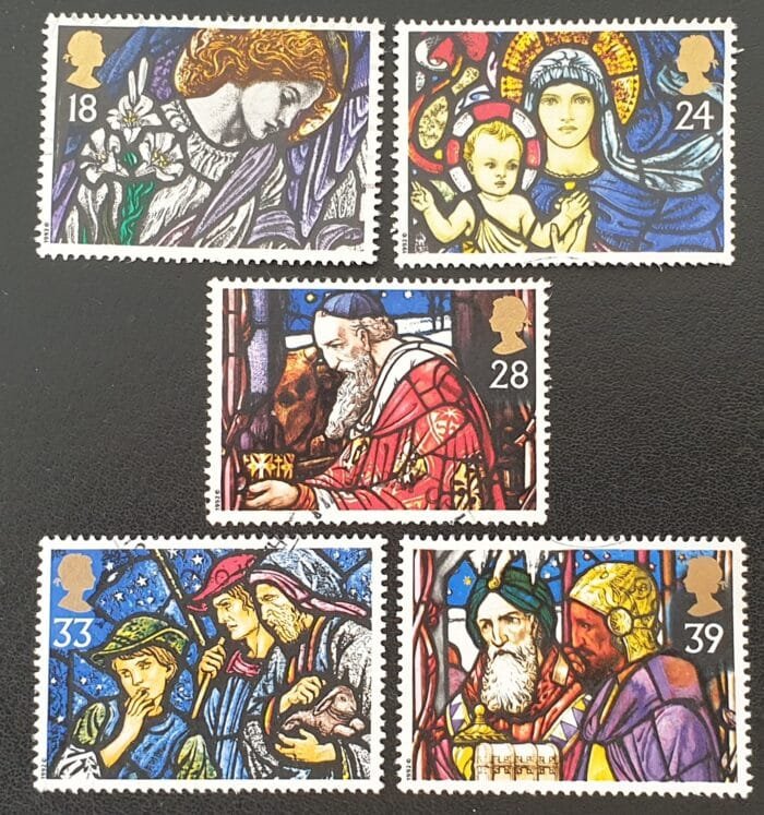 Great Britain Queen Elizabeth II 1992 "Christmas" SG1634-1638 Used