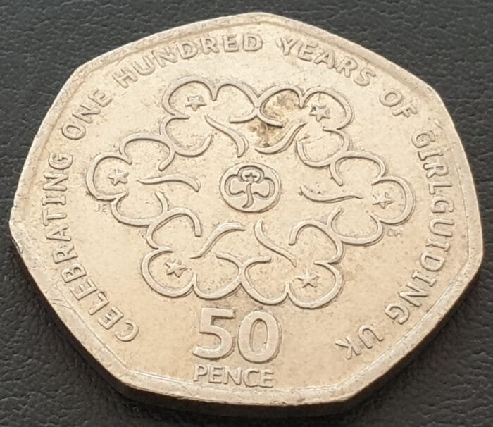2010 Celebrating 100 Years Of Girl Guiding 50p Circulated Coin