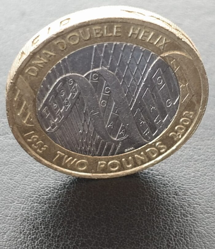 2003 DNA Double Helix £2 Pound Coin Circulated