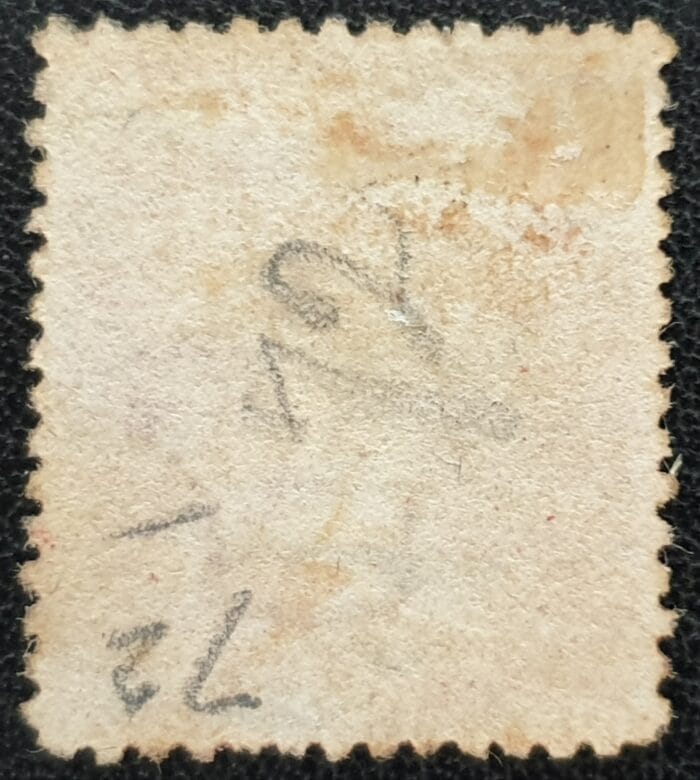 Great Britain Queen Victoria 1864 SG43 1d. rose-red Plate 72, Letters A-I ,used stamp - Image 2