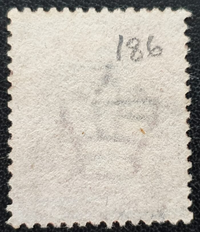 Great Britain Queen Victoria 1864 SG43 1d. rose-red Plate 186, Letters C-F ,used stamp - Image 2