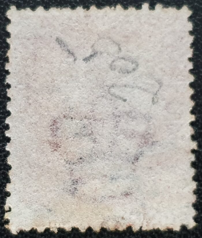 Great Britain Queen Victoria 1864 SG43 1d. rose-red Plate 205, Letters K-L ,used stamp - Image 2