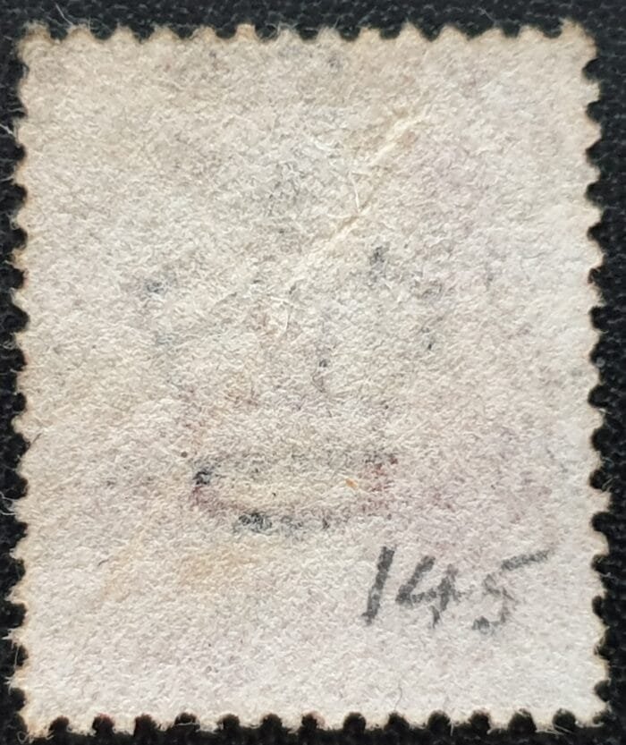 Great Britain Queen Victoria 1864 SG43 1d. rose-red Plate 145, Letters K-K ,used stamp - Image 2