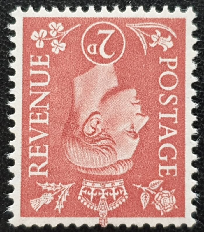 Great Britain King George VI 1950 2d Pale Brown SG506wi Wmk. Inverted MNH