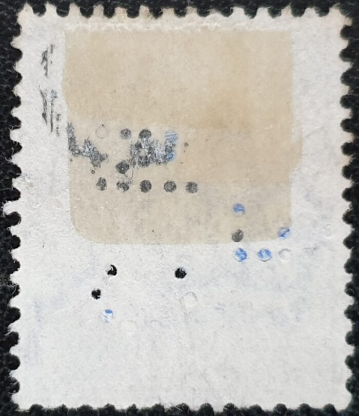 Great Britain King Edward VII 1902  SG230 SPEC M16(2), Perfin. 2½d ultramarine used - Image 2