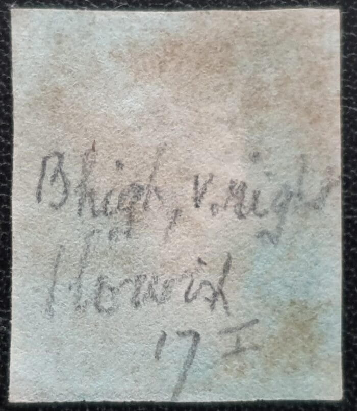 Great Britain Queen Victoria 1d. Red-Brown SG8 ‘Black’ Maltese Cross B-I used stamp - Image 2