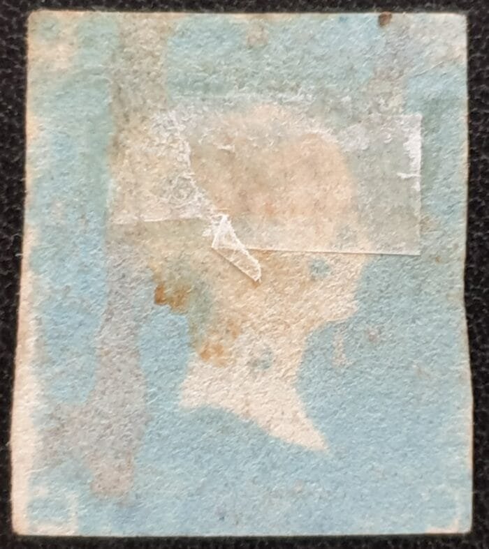 Great Britain Queen Victoria 1841 2d. blue ,SG 14, Letters B-D, Black Maltese Cross, Ivory Head used stamp - Image 2