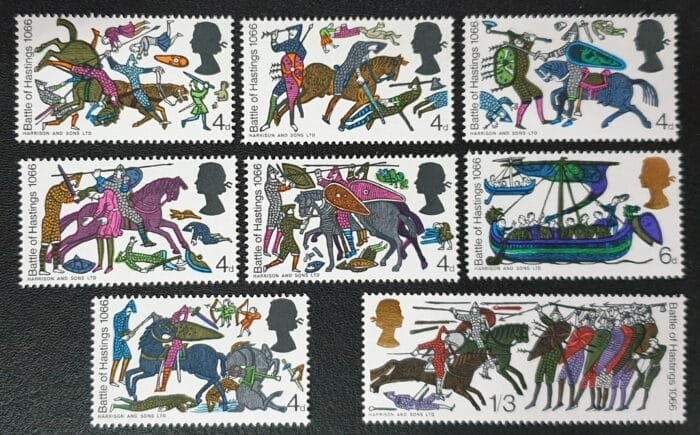 Great Britain Queen Elizabeth II  1966 "Battle of Hastings" SG705/12 Mounted Mint Stamps