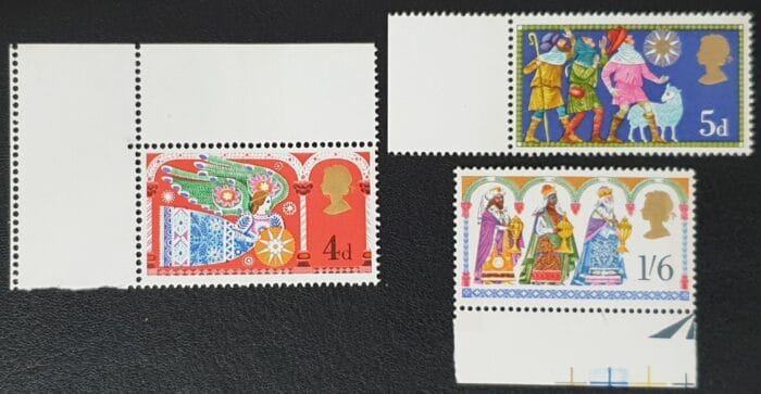 Great Britain Queen Elizabeth II 1969 "Christmas" SG812/14 Set of 3 MNH
