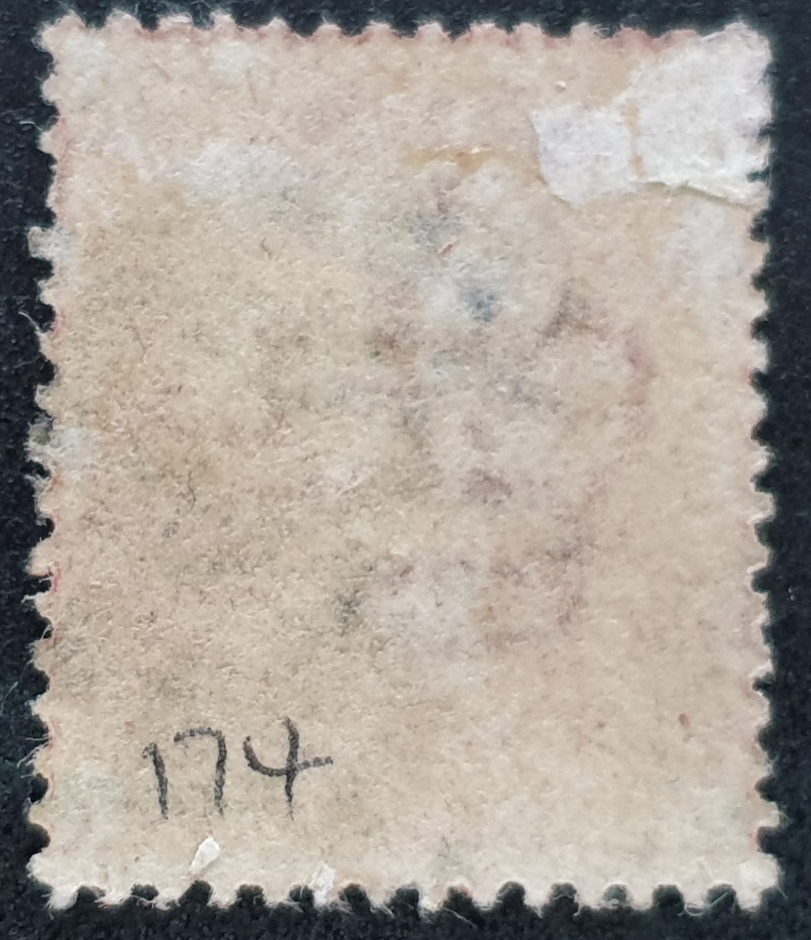 Great Britain Queen Victoria 1864 SG43 1d. rose-red Plate 174, Letters P-I ,used stamp - Image 2