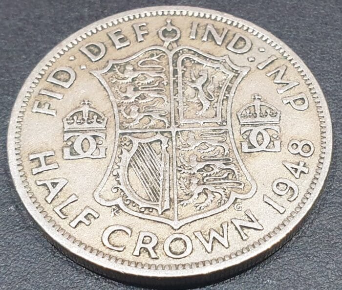 Great Britain King George VI Half-Crown KVG Grade 1948 Uncleaned Coin - Image 2