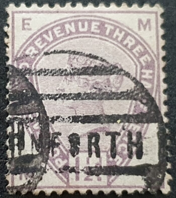 Great Britain Queen Victoria SG188 1½d Lilac Letters M-E used stamp