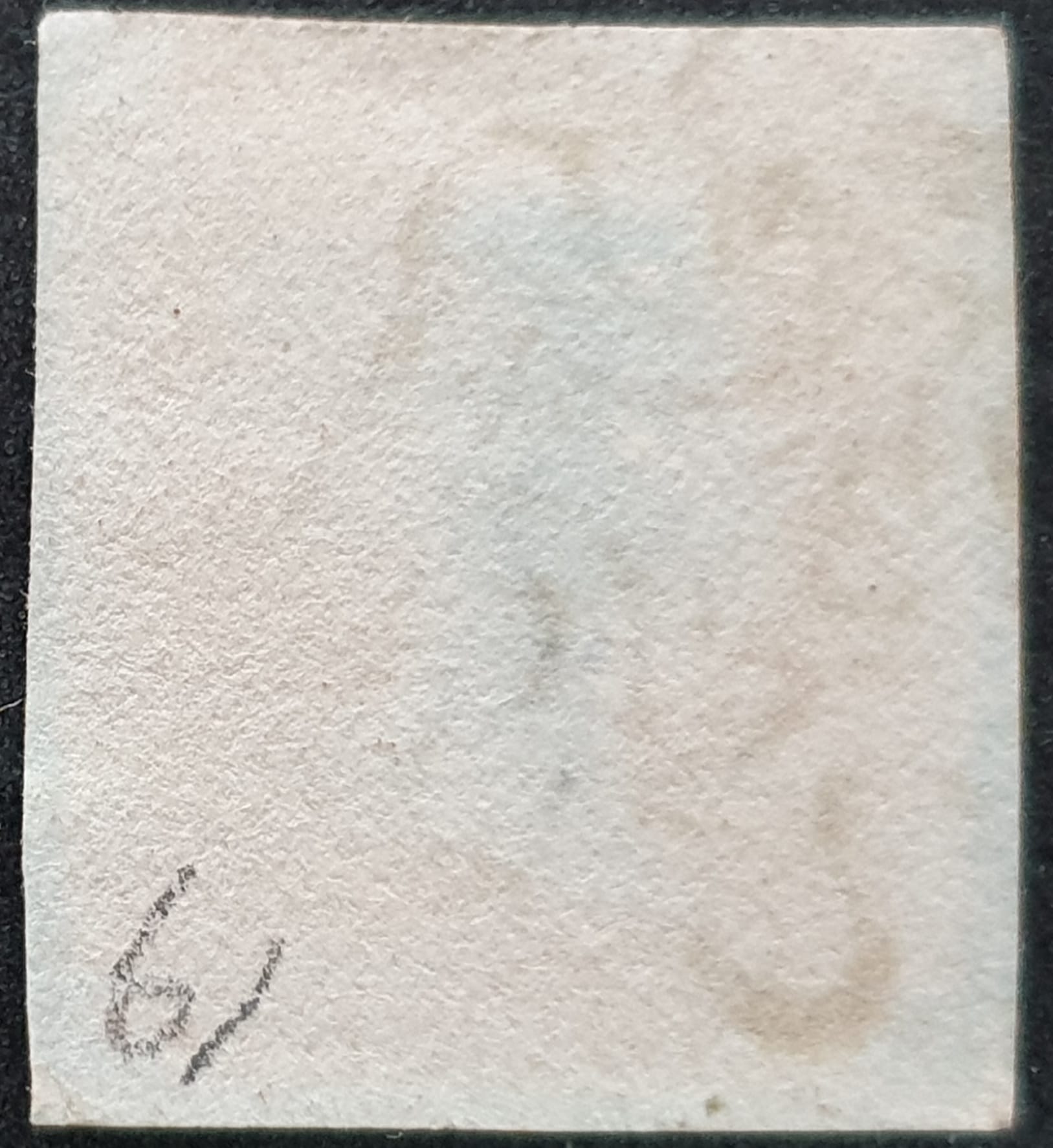 Great Britain Queen Victoria 1d. Red-Brown SG8 Black Maltese Cross, C-E, Plate 19 used stamp - Image 2